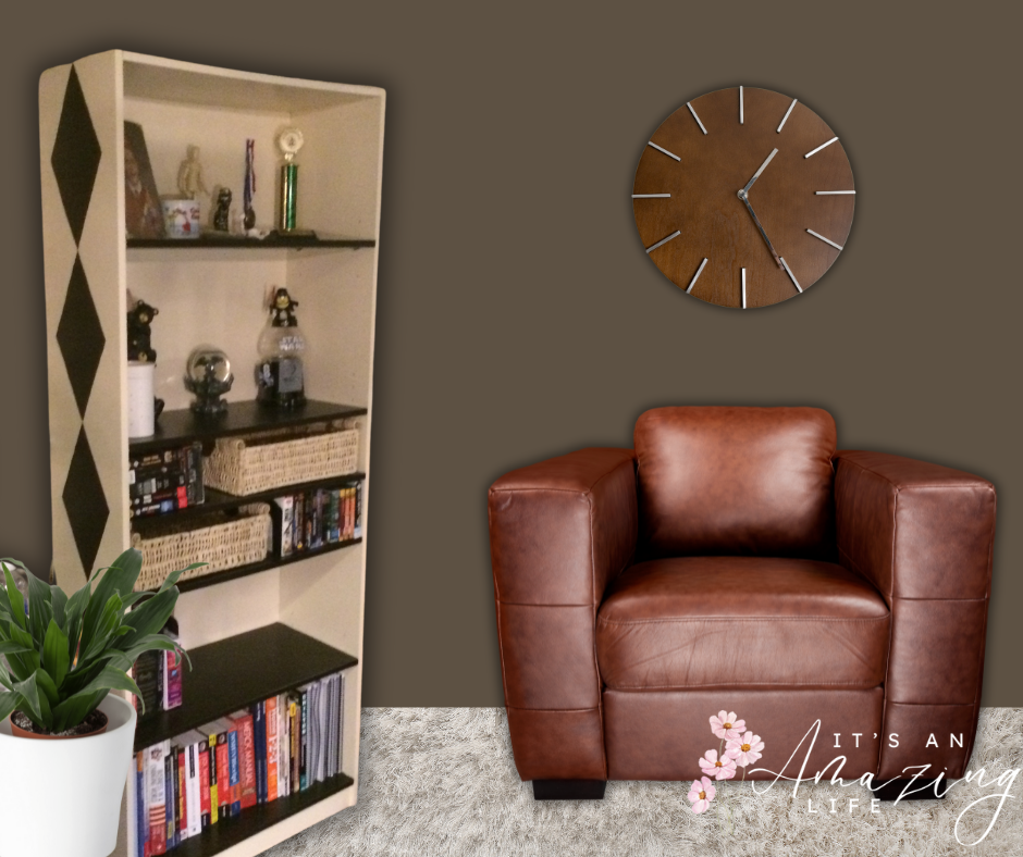 DIY Bookshelf Makeover Done